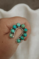Small Horseshoe Sterling Silver Cluster Ring-Cluster Rings-Rae Collective, Women's Online Fashion Boutique Located in Phoenix, Arizona (Scottsdale Area)