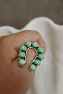 Small Horseshoe Sterling Silver Cluster Ring-Cluster Rings-Rae Collective, Women's Online Fashion Boutique Located in Phoenix, Arizona (Scottsdale Area)
