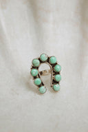 Small Horseshoe Sterling Silver Cluster Ring-Cluster Rings-Rae Collective, Women's Online Fashion Boutique Located in Phoenix, Arizona (Scottsdale Area)