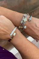 Crystal Baguette Bangle-Bangle Bracelets-Krush Kandy, Women's Online Fashion Boutique Located in Phoenix, Arizona (Scottsdale Area)