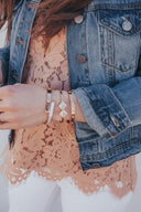 Crystal Baguette Bangle-Bangle Bracelets-Krush Kandy, Women's Online Fashion Boutique Located in Phoenix, Arizona (Scottsdale Area)