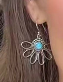 Silver Rosette Earrings PREORDER