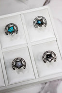Horseshoe Haven Star Stone Ring-Cluster Rings-Rae Collective, Women's Online Fashion Boutique Located in Phoenix, Arizona (Scottsdale Area)