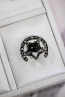 Horseshoe Haven Star Stone Ring-Cluster Rings-Rae Collective, Women's Online Fashion Boutique Located in Phoenix, Arizona (Scottsdale Area)