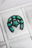Horseshoe & Star Stone Cluster Ring-Cluster Rings-Krush Kandy, Women's Online Fashion Boutique Located in Phoenix, Arizona (Scottsdale Area)
