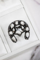 Horseshoe & Star Stone Cluster Ring-Cluster Rings-Krush Kandy, Women's Online Fashion Boutique Located in Phoenix, Arizona (Scottsdale Area)