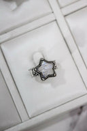 Starry Stamped Sterling Ring-Cluster Rings-Rae Collective, Women's Online Fashion Boutique Located in Phoenix, Arizona (Scottsdale Area)