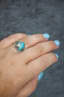 Starry Stamped Sterling Ring-Cluster Rings-Rae Collective, Women's Online Fashion Boutique Located in Phoenix, Arizona (Scottsdale Area)