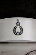 Starry Night Horseshoe Stone Pendant-Pendant Necklaces-Rae Collective, Women's Online Fashion Boutique Located in Phoenix, Arizona (Scottsdale Area)