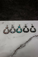 Starry Night Horseshoe Stone Pendant-Pendant Necklaces-Rae Collective, Women's Online Fashion Boutique Located in Phoenix, Arizona (Scottsdale Area)