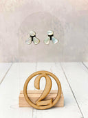 Multi White Shell Stud Earrings-Earrings-Krush Kandy, Women's Online Fashion Boutique Located in Phoenix, Arizona (Scottsdale Area)