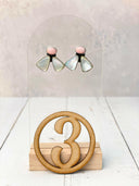 Multi White Shell Stud Earrings-Earrings-Krush Kandy, Women's Online Fashion Boutique Located in Phoenix, Arizona (Scottsdale Area)