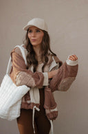 POL Multi Fabric Hooded Button Down Shacket-Shackets-Rae Collective, Women's Online Fashion Boutique Located in Phoenix, Arizona (Scottsdale Area)