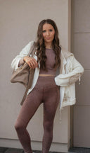 POL Multi Fabric Hooded Button Down Shacket-Shackets-Rae Collective, Women's Online Fashion Boutique Located in Phoenix, Arizona (Scottsdale Area)