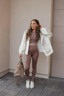 POL Multi Fabric Hooded Button Down Shacket-Shackets-Rae Collective, Women's Online Fashion Boutique Located in Phoenix, Arizona (Scottsdale Area)