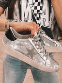Shine Bright Sequin Star Accented Sneaker-Sneakers-Rae Collective, Women's Online Fashion Boutique Located in Phoenix, Arizona (Scottsdale Area)