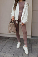POL Multi Fabric Hooded Button Down Shacket-Shackets-Rae Collective, Women's Online Fashion Boutique Located in Phoenix, Arizona (Scottsdale Area)