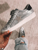 Shine Bright Sequin Star Accented Sneaker-Sneakers-Rae Collective, Women's Online Fashion Boutique Located in Phoenix, Arizona (Scottsdale Area)