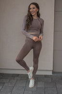 Seamless Long Sleeve Top and Legging Set-workout-Rae Collective, Women's Online Fashion Boutique Located in Phoenix, Arizona (Scottsdale Area)