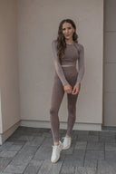 Seamless Long Sleeve Top and Legging Set-workout-Rae Collective, Women's Online Fashion Boutique Located in Phoenix, Arizona (Scottsdale Area)