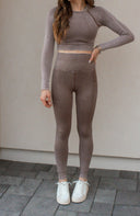 Seamless Long Sleeve Top and Legging Set-workout-Rae Collective, Women's Online Fashion Boutique Located in Phoenix, Arizona (Scottsdale Area)