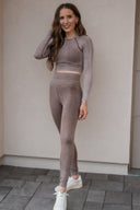 Seamless Long Sleeve Top and Legging Set-workout-Rae Collective, Women's Online Fashion Boutique Located in Phoenix, Arizona (Scottsdale Area)