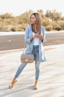Zoom Meeting Lined Long Blazer Jacket-Blazers-Krush Kandy, Women's Online Fashion Boutique Located in Phoenix, Arizona (Scottsdale Area)
