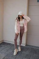 POL Multi Fabric Hooded Button Down Shacket-Shackets-Rae Collective, Women's Online Fashion Boutique Located in Phoenix, Arizona (Scottsdale Area)