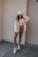 POL Multi Fabric Hooded Button Down Shacket-Shackets-Rae Collective, Women's Online Fashion Boutique Located in Phoenix, Arizona (Scottsdale Area)