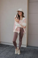 POL Multi Fabric Hooded Button Down Shacket-Shackets-Rae Collective, Women's Online Fashion Boutique Located in Phoenix, Arizona (Scottsdale Area)