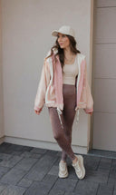 POL Multi Fabric Hooded Button Down Shacket-Shackets-Rae Collective, Women's Online Fashion Boutique Located in Phoenix, Arizona (Scottsdale Area)