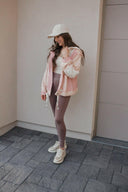 POL Multi Fabric Hooded Button Down Shacket-Shackets-Rae Collective, Women's Online Fashion Boutique Located in Phoenix, Arizona (Scottsdale Area)