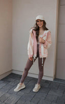 POL Multi Fabric Hooded Button Down Shacket-Shackets-Rae Collective, Women's Online Fashion Boutique Located in Phoenix, Arizona (Scottsdale Area)