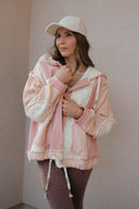 POL Multi Fabric Hooded Button Down Shacket-Shackets-Rae Collective, Women's Online Fashion Boutique Located in Phoenix, Arizona (Scottsdale Area)