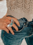 Single Stone Butterfly Ring-Statement Rings-Rae Collective, Women's Online Fashion Boutique Located in Phoenix, Arizona (Scottsdale Area)