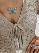 Single Stone Butterfly Ring-Statement Rings-Rae Collective, Women's Online Fashion Boutique Located in Phoenix, Arizona (Scottsdale Area)