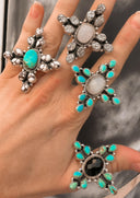 Various X Marks the Spot Cluster Sterling Silver Ring-Cluster Rings-Rae Collective, Women's Online Fashion Boutique Located in Phoenix, Arizona (Scottsdale Area)