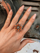 Daisy Blossom Boho Cluster Ring-Cluster Rings-Rae Collective, Women's Online Fashion Boutique Located in Phoenix, Arizona (Scottsdale Area)