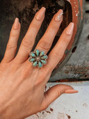 Daisy Blossom Boho Cluster Ring-Cluster Rings-Rae Collective, Women's Online Fashion Boutique Located in Phoenix, Arizona (Scottsdale Area)