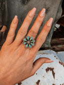 Daisy Blossom Boho Cluster Ring-Cluster Rings-Rae Collective, Women's Online Fashion Boutique Located in Phoenix, Arizona (Scottsdale Area)