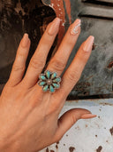 Daisy Blossom Boho Cluster Ring-Cluster Rings-Krush Kandy, Women's Online Fashion Boutique Located in Phoenix, Arizona (Scottsdale Area)