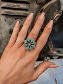 Daisy Blossom Boho Cluster Ring-Cluster Rings-Rae Collective, Women's Online Fashion Boutique Located in Phoenix, Arizona (Scottsdale Area)