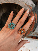 Daisy Blossom Boho Cluster Ring-Cluster Rings-Rae Collective, Women's Online Fashion Boutique Located in Phoenix, Arizona (Scottsdale Area)
