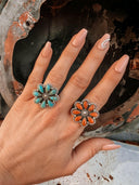 Daisy Blossom Boho Cluster Ring-Cluster Rings-Rae Collective, Women's Online Fashion Boutique Located in Phoenix, Arizona (Scottsdale Area)