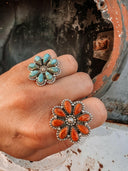 Daisy Blossom Boho Cluster Ring-Cluster Rings-Rae Collective, Women's Online Fashion Boutique Located in Phoenix, Arizona (Scottsdale Area)