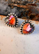 Ava Heart Stone Stud Earring | Multiple Stone Options-Stud Earrings-Rae Collective, Women's Online Fashion Boutique Located in Phoenix, Arizona (Scottsdale Area)