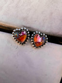 Ava Heart Stone Stud Earring | Multiple Stone Options-Stud Earrings-Rae Collective, Women's Online Fashion Boutique Located in Phoenix, Arizona (Scottsdale Area)