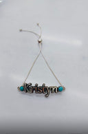 Sterling Name Slider Bracelet MADE TO ORDER-Chain Bracelets-Krush Kandy, Women's Online Fashion Boutique Located in Phoenix, Arizona (Scottsdale Area)