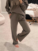 Fleece Straight Leg Joggers-Joggers-Rae Collective, Women's Online Fashion Boutique Located in Phoenix, Arizona (Scottsdale Area)