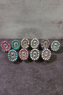 Kristyn's Classic Concho Stone Ring-Ring Sizers-Rae Collective, Women's Online Fashion Boutique Located in Phoenix, Arizona (Scottsdale Area)